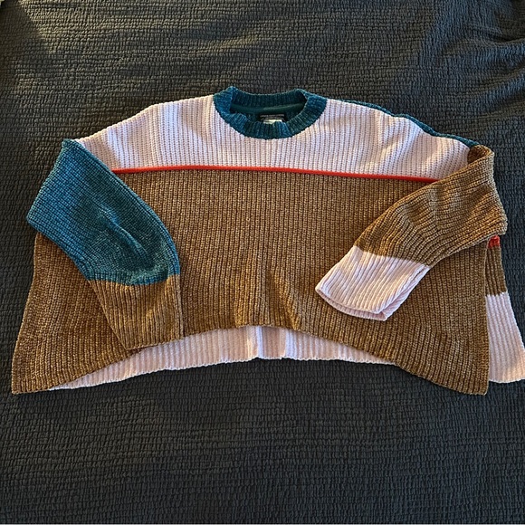 Urban Outfitters Sweaters - UO Color Blocked Chenille Sweater